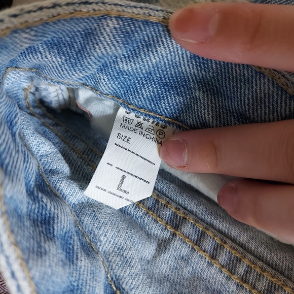 Jean mini skirt size L - Picture 3 of 3